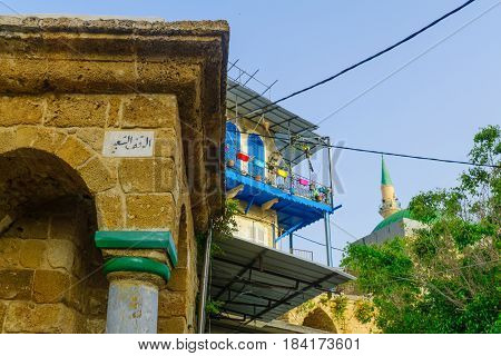 Buildings In The Old City Of Acre (akko)