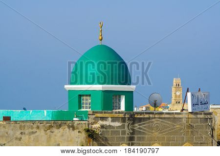 Buildings In The Old City Of Acre (akko)