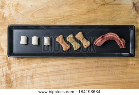 Dog Food Served In A Very Chic Restaurant Way.