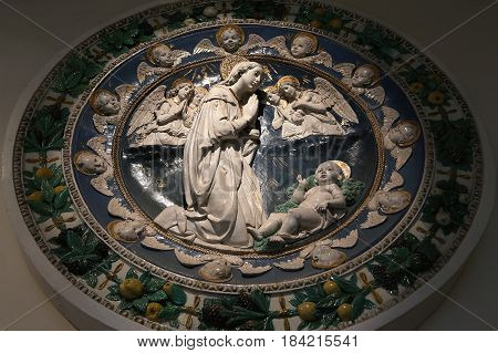 Ancient Ceramic Pottery Dish From Renaissance