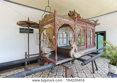 Old Carriage At Kraton Palace Of Yogyakarta, Indonesia