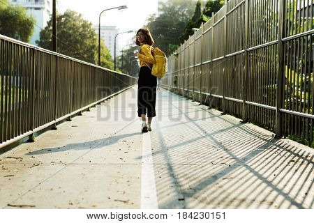 Woman Travel Trip Wanderlust Summer Vacation Holiday
