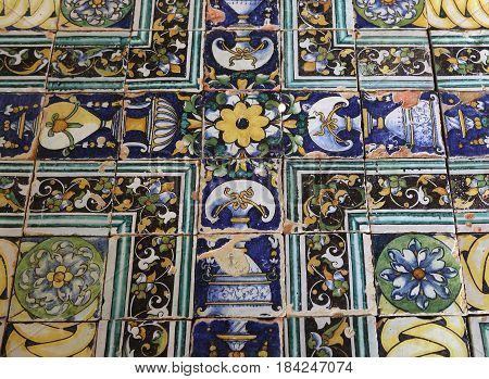 Pavement In Ecouen Castle, Ecouen, France