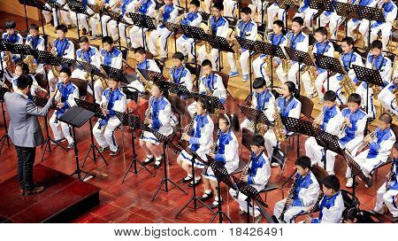 studerende symfonisk band