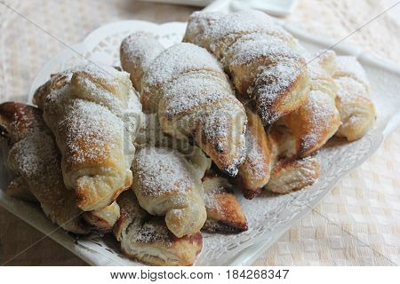 the fresh baked cookies fluffy croissants pastries