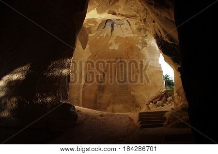Bell Cave in Beit Guvrin the beginning of the seventh century AD