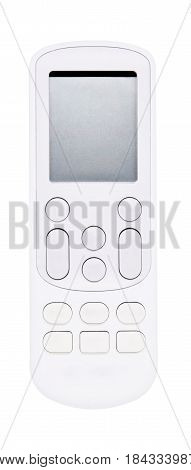 Remote control isolated on white background photo top view