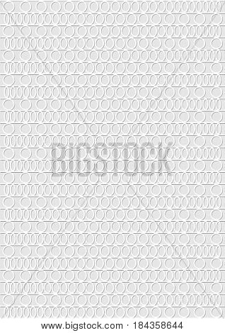 Light grey low contrasting overlay background composed of small circles and ovals in horizontal strips, vector EPS 10