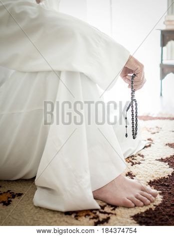 Elderly Arabic man
