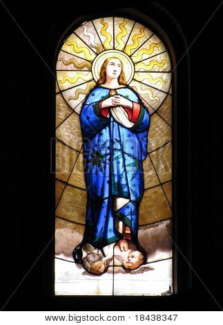VirginMary szybę
