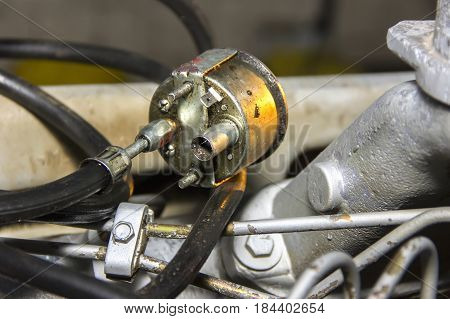The Monometer In The Repair Shop, Repair And Diagnostics Of Cars And Agricultural