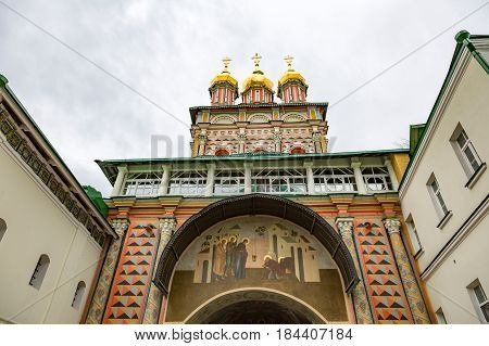 Architecture Of The Holy Trinity Saint-sergius Lavra
