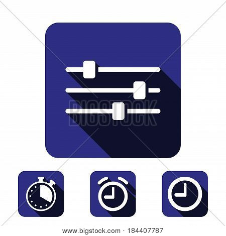 settings icon  stock vector illustration flat design