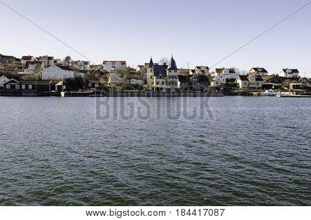 some house on a island on the swedish westcoast outside gotheburg