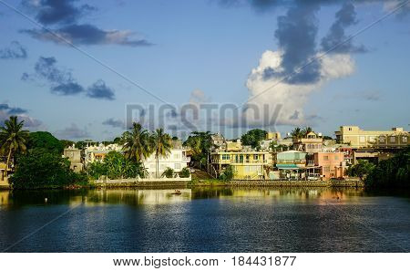 River Scenery In Mahebourg, Mauritius