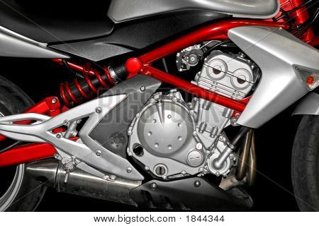 Silver Motorcycle