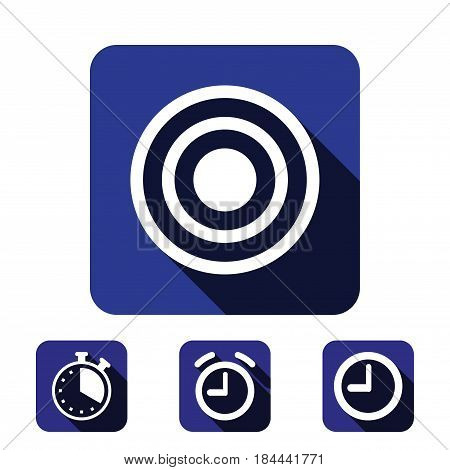 target icon stock vector illustration flat design