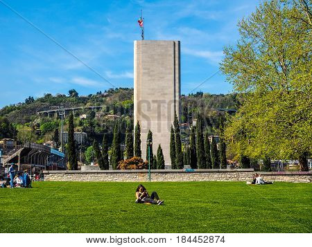 Monumento Ai Caduti War Memorial In Como (hdr)