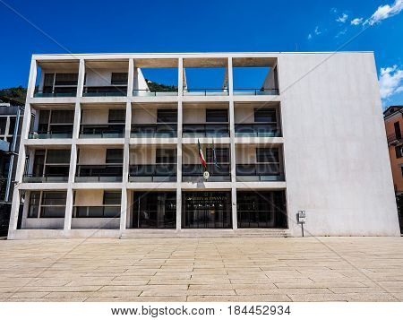 Casa Del Fascio In Como (hdr)