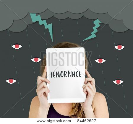 Hatred Frustration Ignorance Animosity Concept