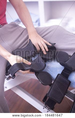 Injury Leg Brace Support