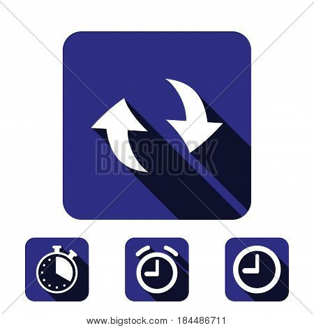 arrow icon stock vector illustration flat design