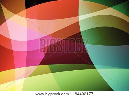 Colorful Abstract Background, decorate, curve line vector illustration.