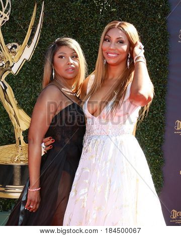 LOS ANGELES - APR 30:  Toni Braxton, Tamar Braxton at the 44th Daytime Emmy Awards - Arrivals at the Pasadena Civic Auditorium on April 30, 2017 in Pasadena, CA