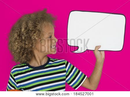 Little Caucasian Boy Smiling Chatbox