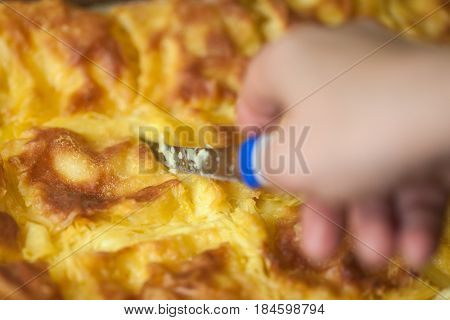 Achma, Pie With Cheese, Lasagna With Cheese, Khachapuri