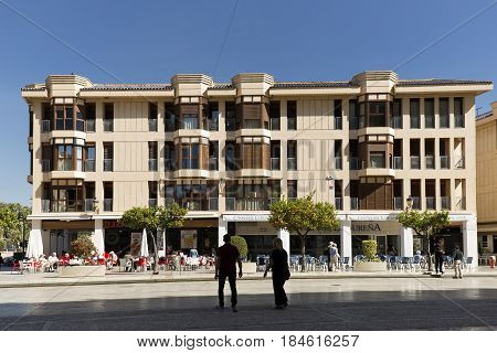 Eucharistic Congress Square In The City Of Elche.