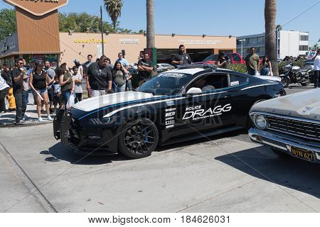 Ford Mustang Police Car Fastback By Dragg Racing On Display