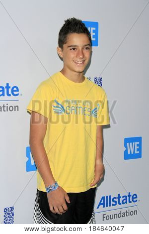 LOS ANGELES - APR 27:  Ezra Frech at the We Day California 2017 at The Forum on April 27, 2017 in Inglewood, CA