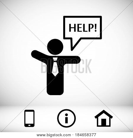icon stock vector illustration flat design style