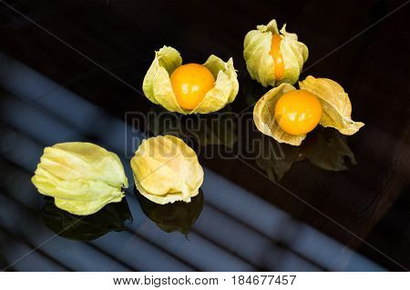 Cape gooseberry, the natural healthy berry fruit.
