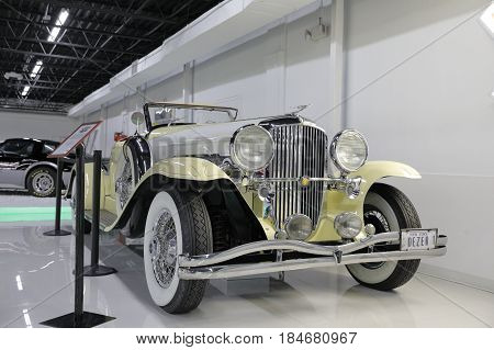 MIAMI, FL, USA - MAY 3, 2017: Stock photo of the Miami Auto Museum at the Dezer Collection of automobiles and related memorabilia