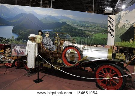 MIAMI, FL, USA - MAY 3, 2017: Stock photo of the Miami Auto Museum at the Dezer Collection of automobiles and related memorabilia