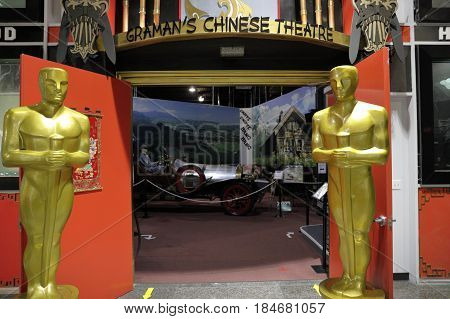 MIAMI, FL, USA - MAY 3, 2017: Stock photo of the Miami Auto Museum at the Dezer Collection of automobiles and related memorabilia