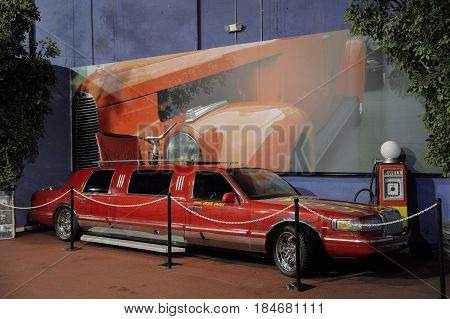 MIAMI, FL, USA - MAY 3, 2017: Stock photo of the Miami Auto Museum at the Dezer Collection of automobiles and related memorabilia