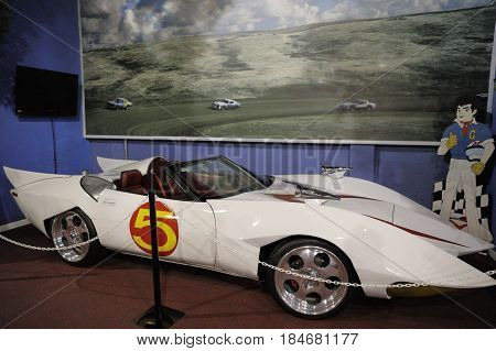 MIAMI, FL, USA - MAY 3, 2017: Stock photo of the Miami Auto Museum at the Dezer Collection of automobiles and related memorabilia