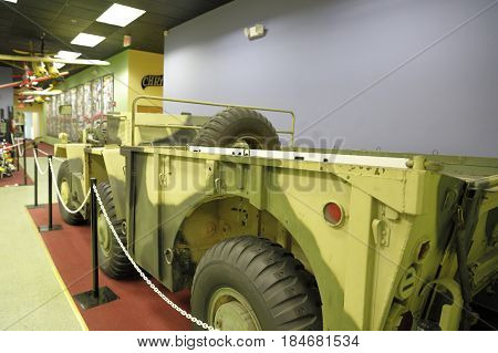 MIAMI, FL, USA - MAY 3, 2017: Stock photo of the Miami Auto Museum at the Dezer Collection of automobiles and related memorabilia.