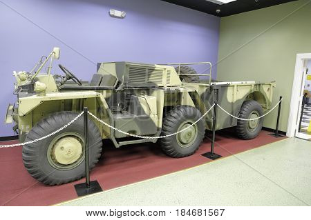 MIAMI, FL, USA - MAY 3, 2017: Stock photo of the Miami Auto Museum at the Dezer Collection of automobiles and related memorabilia.