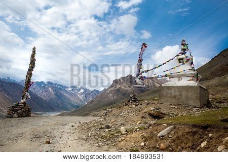 Mountain View On The Way To Rangdum, India