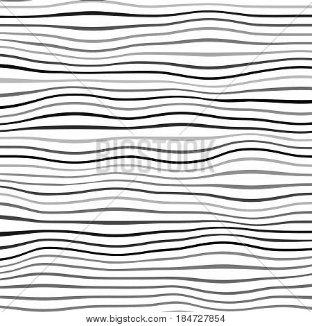 Abstract background. Vector illustration with waves on white