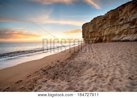 Cliffs At Burton Bradstock In Dorset