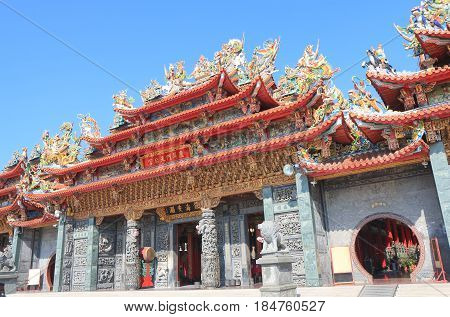 Luermen Tianhou Matsu temple in Tainan Taiwan