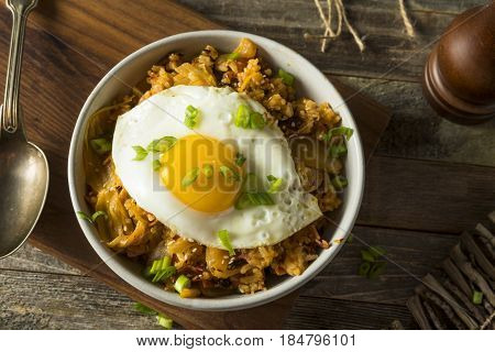 Homemade Korean Kimchi Fried Rice