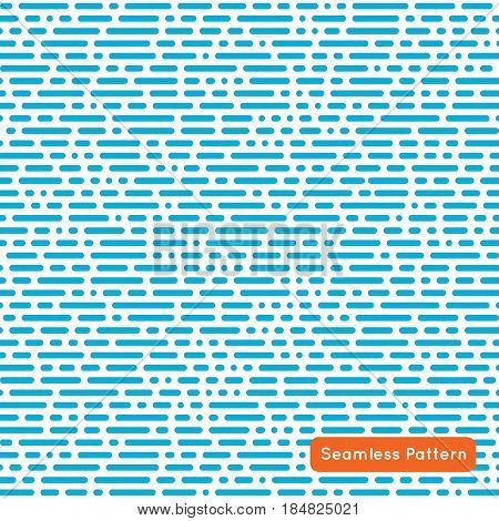Vecktor background with dot, dash. Abstract seamless pattern
