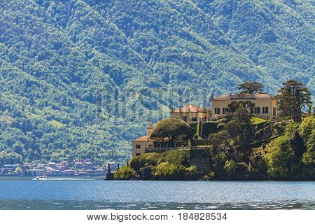 Villa Del Balbianello On Lake Como