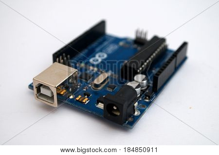 Arduino technology on a clear white background